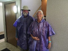 Dan Dorrough; Judy Geisler; Matching Frog Togg panchos